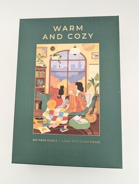 NEW IN BOX Hobbry "Warm And Cozy" 500-Piece Puzzle